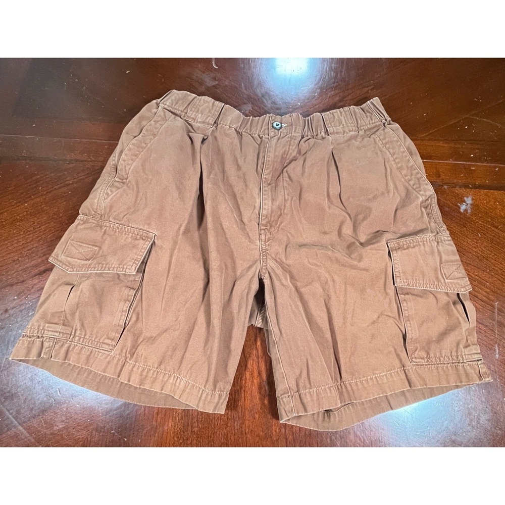 Tommy Bahama Relax Mens Brown Cotton Cargo Shorts Casual Resort Classic Size M